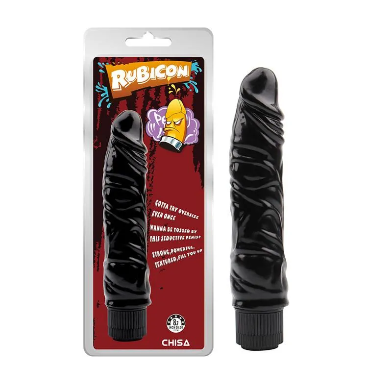 Црн вибратор 22cm Rubicon
