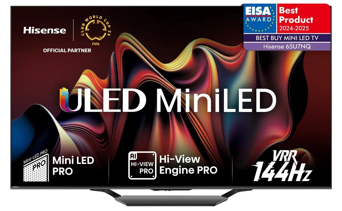 4K Mini LED UHD Smart HISENSE 65 U7 NQ, 65"(164cm)