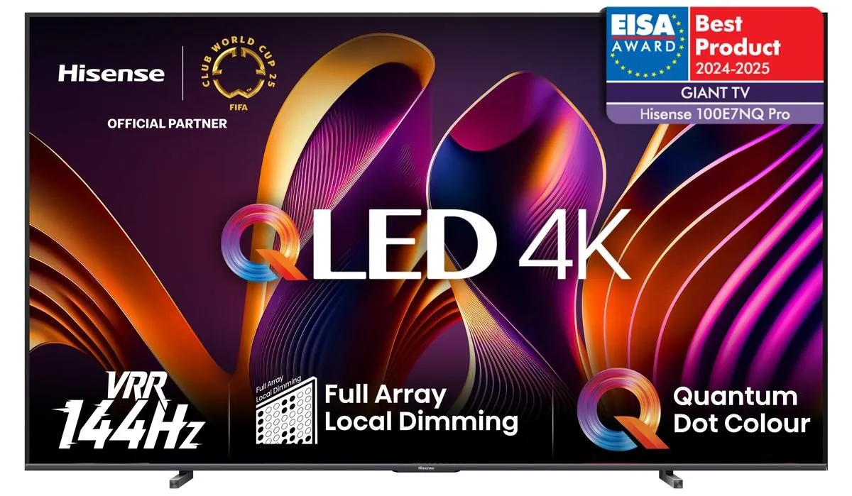 4K QLED UHD Smart HISENSE 100 E7 NQ PRO, 100"(254cm)