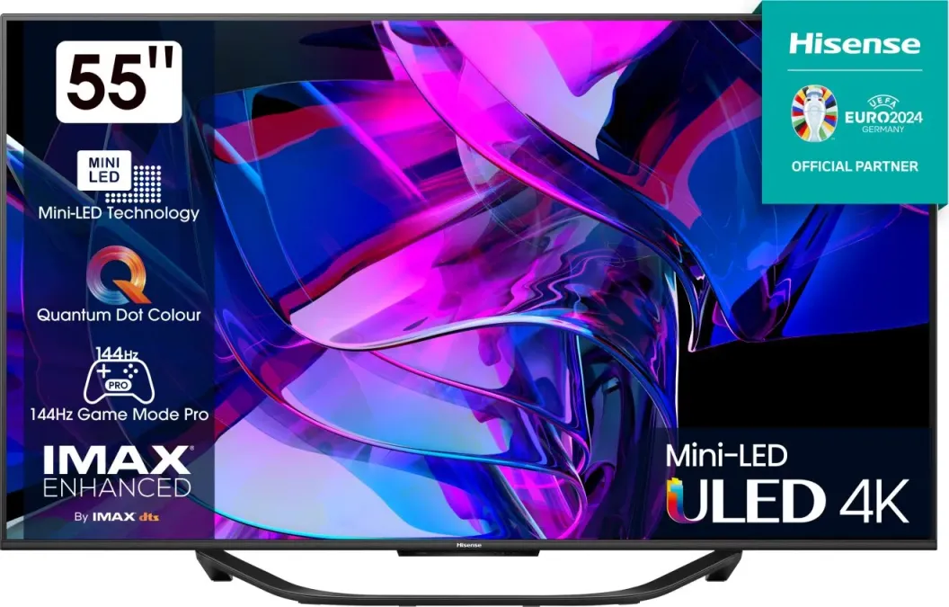 4k UHD Mini LED SMART TV HISENSE 55 U7 KQ, 55"(139 cm)