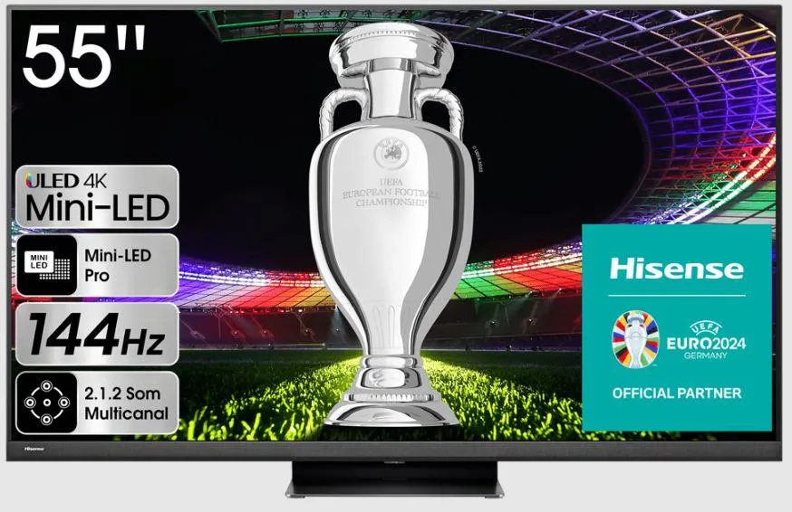 4k UHD Mini LED SMART TV HISENSE 55 U8 KQ55"(139cm)