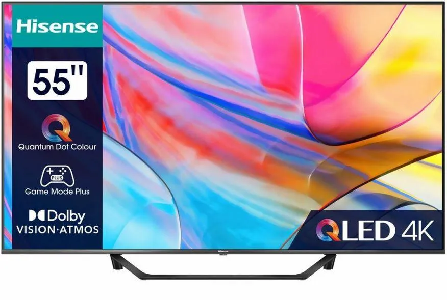 4k UHD QLED SMART TV HISENSE 55 A7 KQ, 55"(139.7cm), HDR 10+,  Wi-Fi