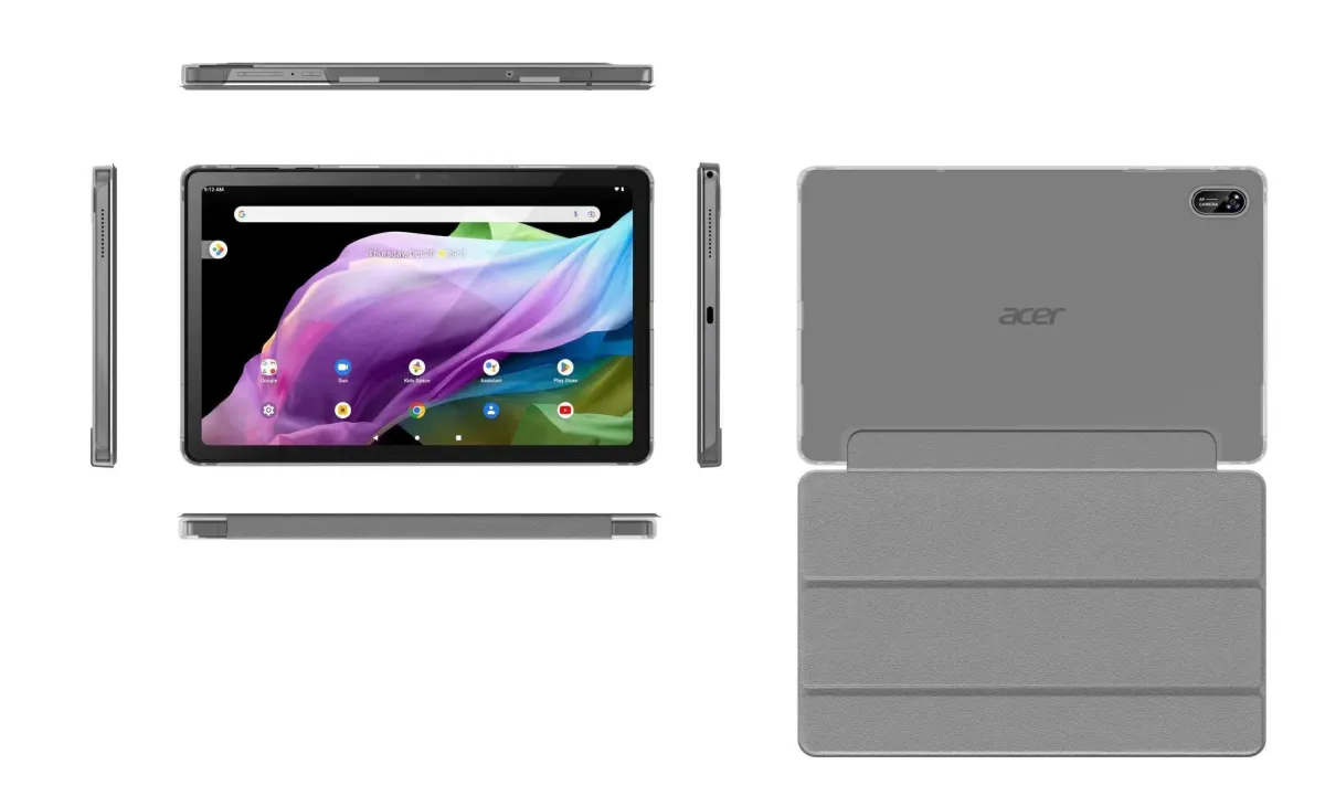 Таблет ACER Iconia P10 10.4" 4GB/128GB WiFi + Cover, 4/128GB, 8/5MP, 6000mAh