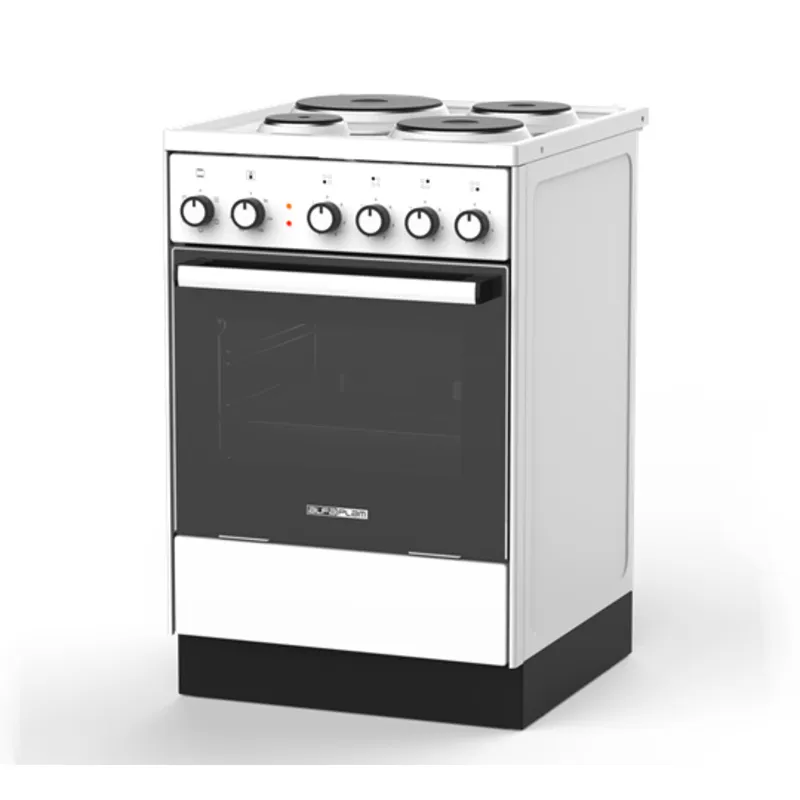 Шпорет ALFA PLAM S-140.55.13 G/6, 60cm, 4рингли, 70l рерна, бел