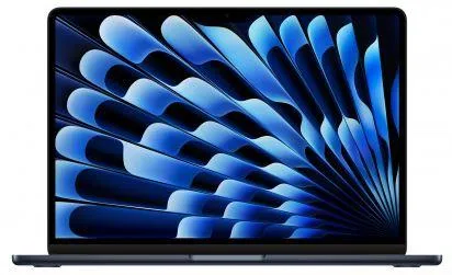 Лаптоп Apple MacBook Air 13.6 M3/8C CPU/10C GPU/8GB/512GB Midnight mrxw3ze/a