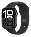 Apple Watch Series 10 GPS 42mm Jet Black Aluminium Case with Black Sport Band - M/L - mwwf3qv/a