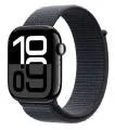 Apple Watch Series 10 GPS 42mm Jet Black Aluminium Case with Ink Sport Loop - mwwg3qv/a