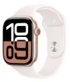 Apple Watch Series 10 GPS 42mm Rose Gold Aluminium Case with Light Blush Sport Band - M/L - mwwj3qv/a