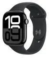 Apple Watch Series 10 GPS 46mm Jet Black Aluminium Case with Black Sport Band - S/M - mwwp3qv/a