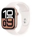 Apple Watch Series 10 GPS 46mm Rose Gold Aluminium Case with Light Blush Sport Band - S/M - mwwt3qv/a