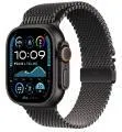Apple Watch Ultra 2 v2 GPS + Cellular 49mm Black Titanium Case with Black Titanium Milanese Loop - M - mx5u3se/a