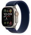 Apple Watch Ultra 2 v2 GPS + Cellular 49mm Natural Titanium Case with Blue Trail Loop - M/L - mx4l3se/a