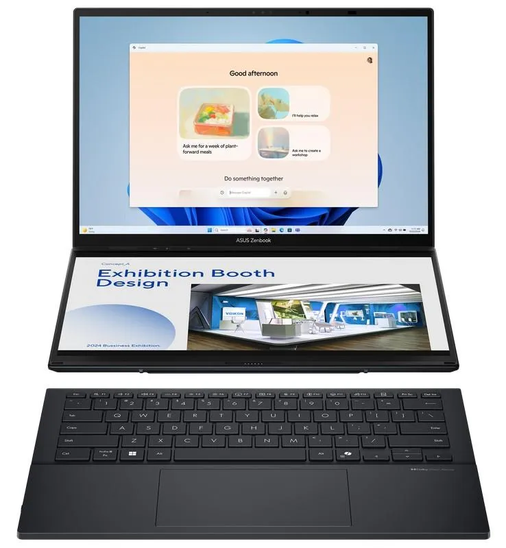 ASUS Zenbook Duo UX8406CA-PZ005W 14" 3K OLED 120Hz Touch/Ultra 9 285H/32GB DDR5X/2TB/WIN11