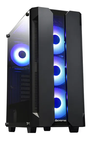 ATX Case Chieftec GS-01B-OP Tempered Glass w/4x120mm A-RGB Fans