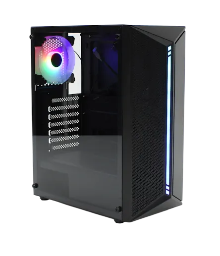 ATX Case IG-Max E0901 1F Torpedo Tempered Glass w/1x120mm RGB Fans