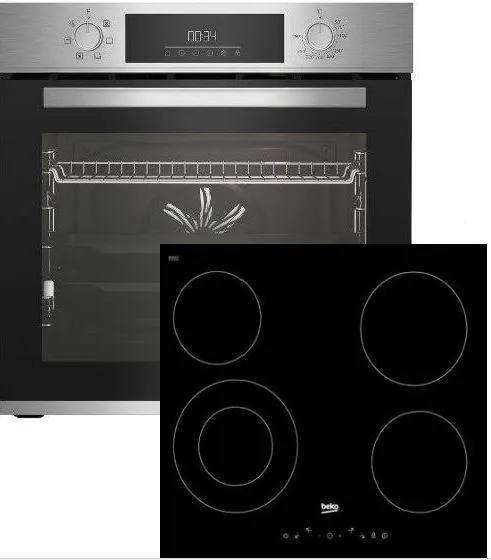 Фурна+плотна за вградување BEKO BBSE 123001 XD, 72L, 6ф, A