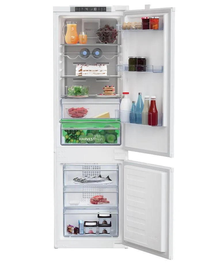 Вграден фрижидер BEKO BCNA275E4SN, 254L, /185/69), E, 177.5 cm