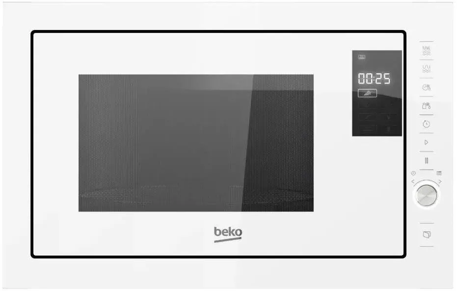 Вградна микробранова печка BEKO BMGB 25333 WG, 900W, 25L