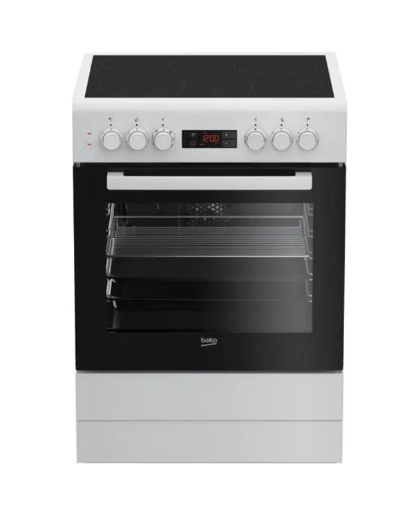Шпорет BEKO FSM67300GWS, 60cm, керамичка плотна, 72l рерна, бел