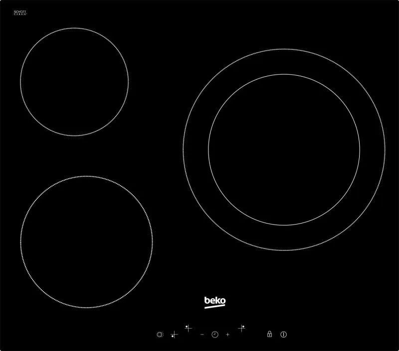 Керамичка плотна BEKO HIC63401T, 60cm, 3+1зони, сензор