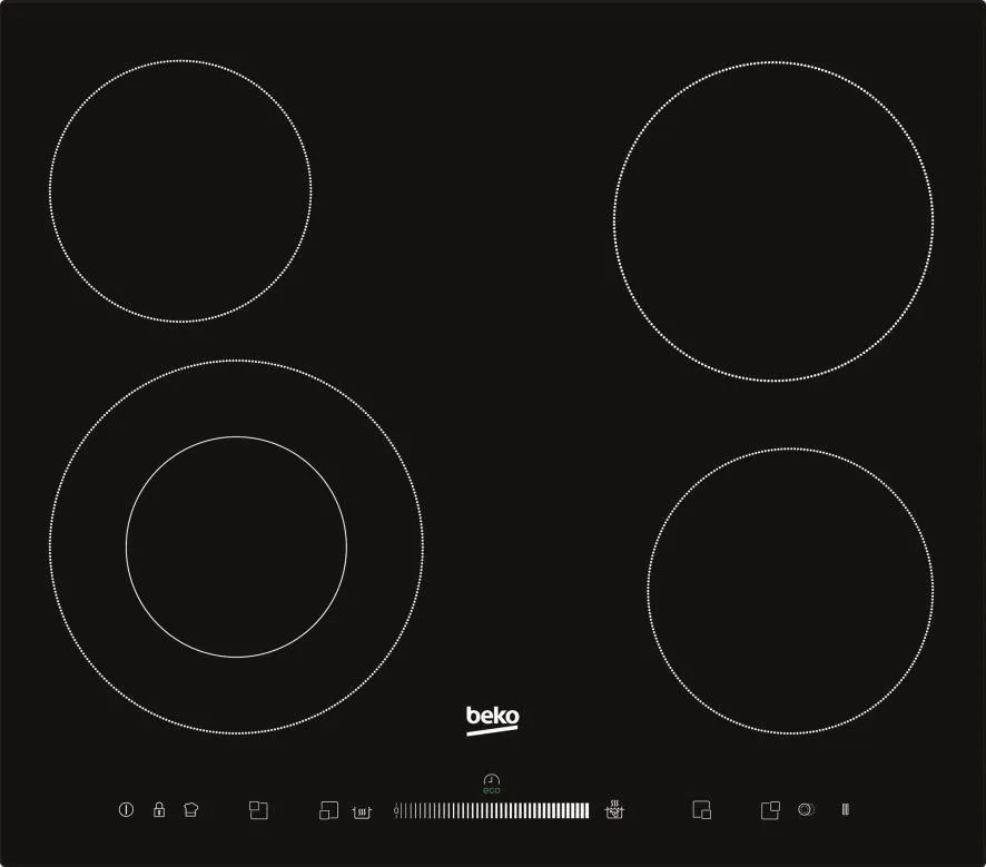 Керамичка плотна BEKO HIC64502T, 60cm, 4+1зони, слајдер