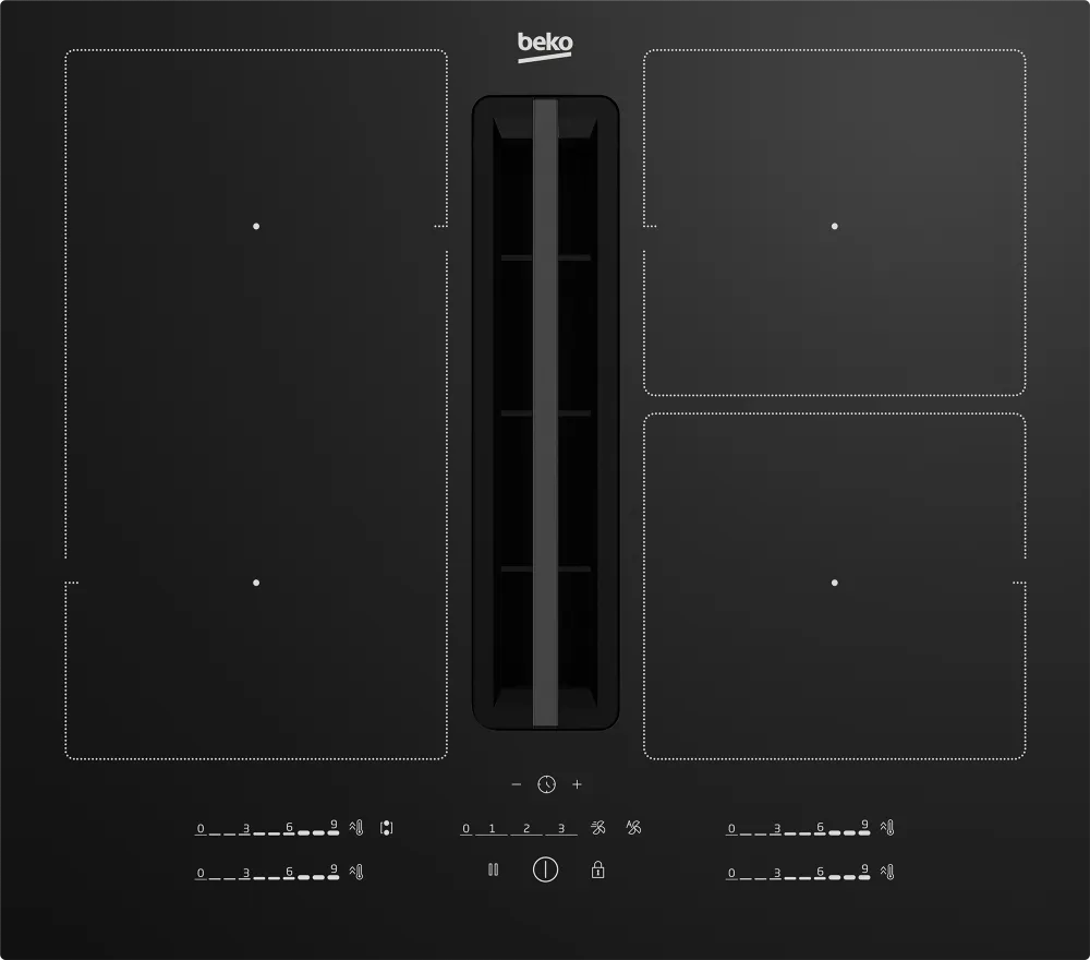 Индукциска стаклено керамичка плотна BEKO HIXI 64700 UF, 4 зони, 60cm