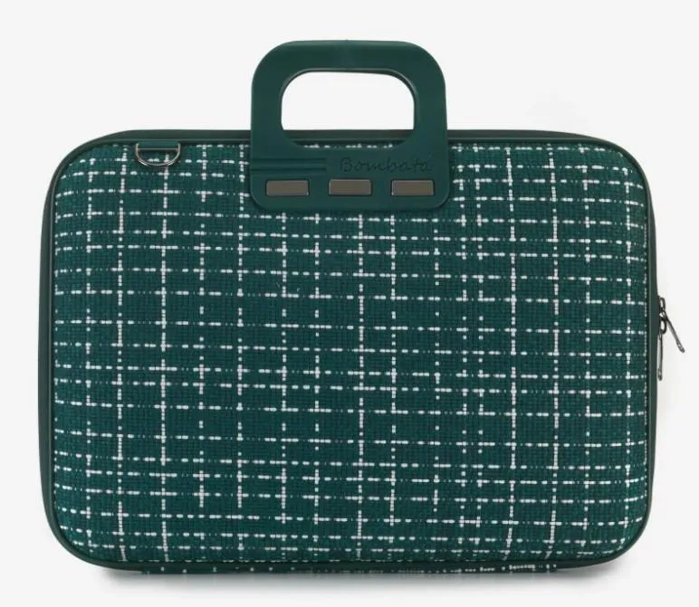 Торба за лаптоп BOMBATA Tweed GREEN 15,6”- 16"
