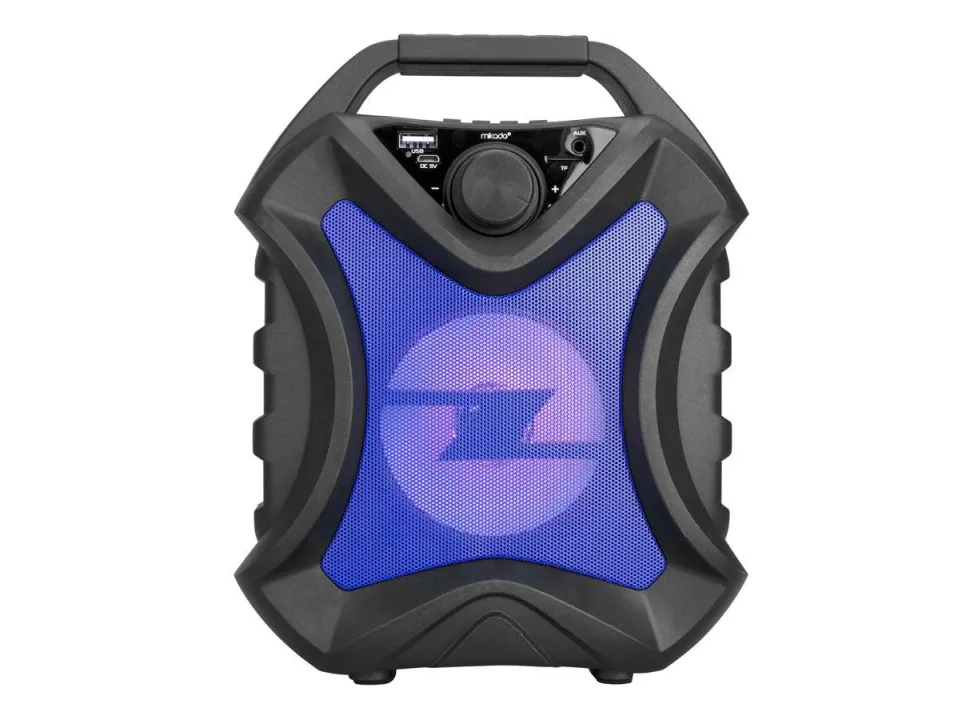 BT звучник Mikado MD-5BT X-Life 5W USB/SD/Cart/Bluetooth Black/Blue (33923)