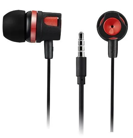 Слушалки CANYON EP-3 Mic 1.2m Red