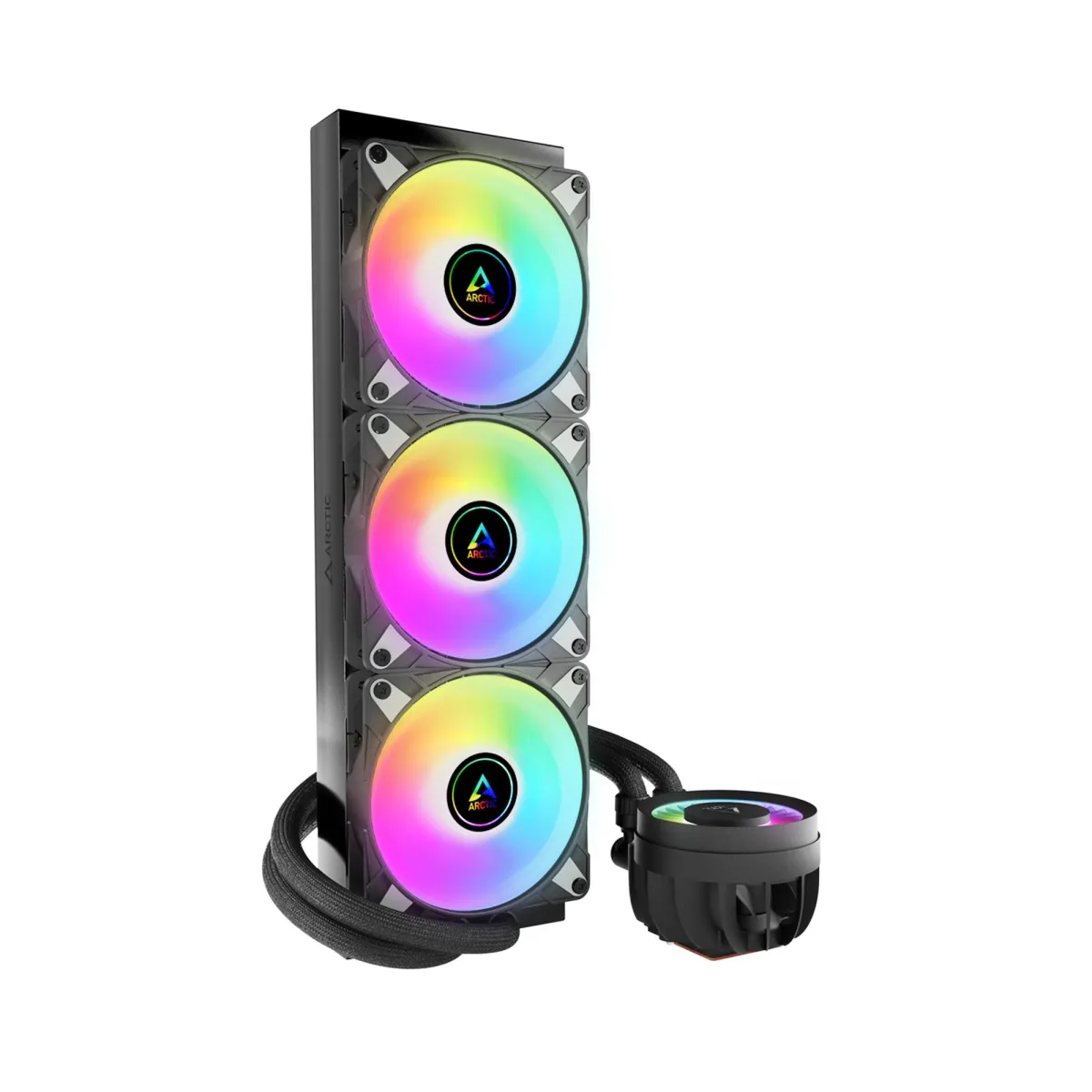 CPU AIO Cooler ARCTIC Liquid Freezer III 360mm A-RGB Black LGA1700/AM5/AM4