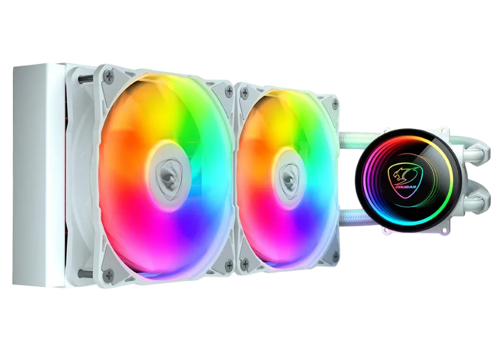 CPU AIO Cooler Cougar Poseidon Elite A-RGB 240mm White All Intel/AMD