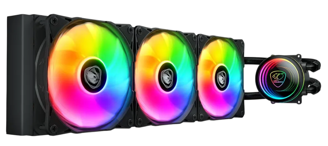 CPU AIO Cooler Cougar Poseidon Elite A-RGB 360mm Black All Intel/AMD