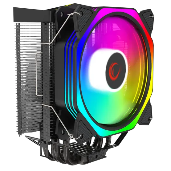 CPU Cooler Rampage Ocagon C50 w/120mm A-RGB Fan LGA1700/AM5/AM4 Black