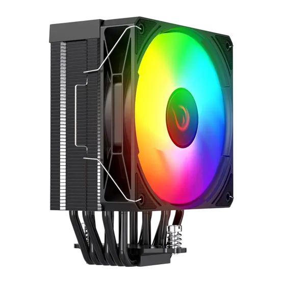 CPU Cooler Rampage Ocagon C70 Temperature Censor w/120mm A-RGB Fan LGA1700/AM5/AM4 Black