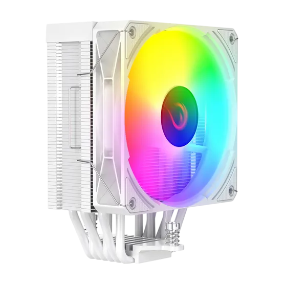 CPU Cooler Rampage Ocagon C70 Temperature Censor w/120mm A-RGB Fan LGA1700/AM5/AM4 White