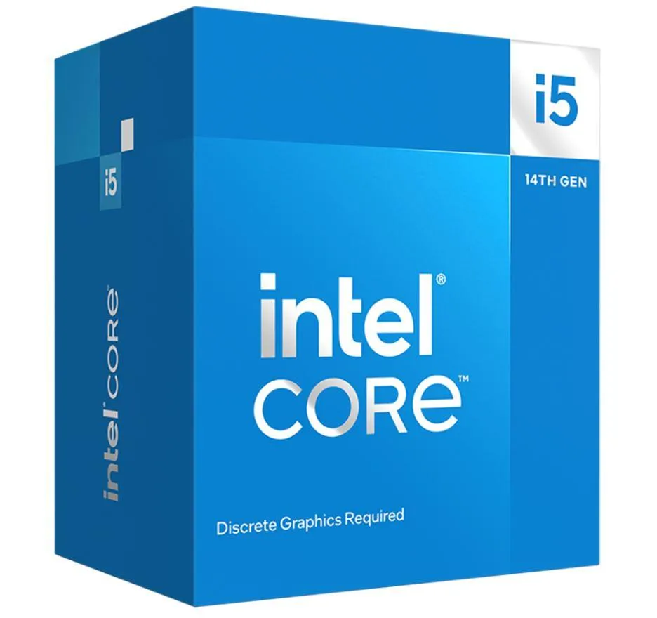 CPU Intel Core i5-14400F 10-Core E1.8GHz/P2.5GHz 20MB Cache LGA1700 w/o Graphics BOX