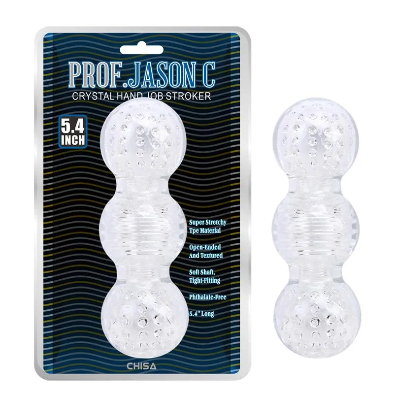 Проѕирен мастурбатор Crystal Hand Job Stroker