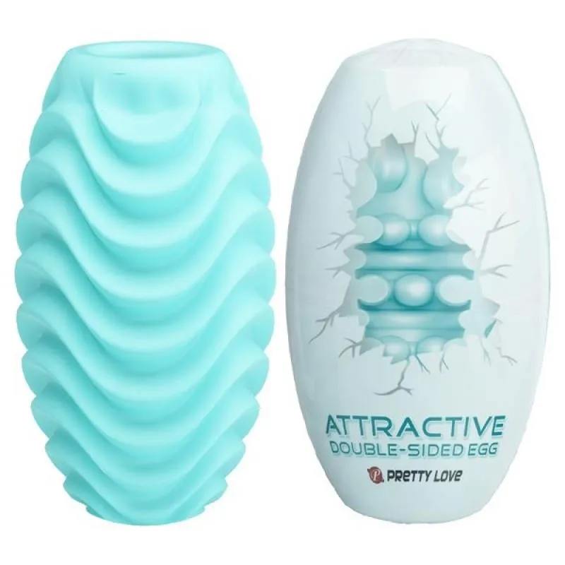 Јајце мастурбатор Double Sided Egg Blue