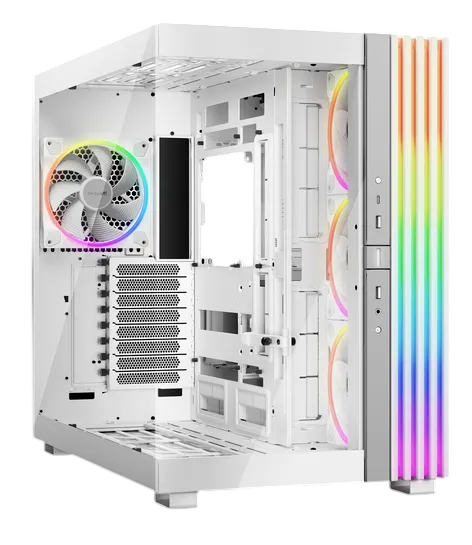 E-ATX Case Be Quiet! Light Base 900 FX White Tempered Glass w/4x 120mm A-RGB Case Fans