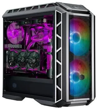 E-ATX Case Cooler Master MasterCase H500P Mesh ARGB Grey w/2x200mm ARGB, 1x140mm Fans