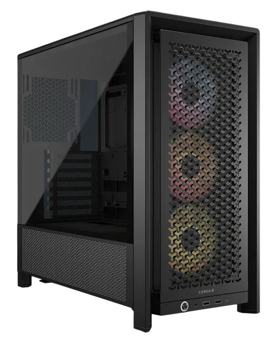 E-ATX Case Corsair Frame 4000D RS Tempered Glass Black w/3x120mm RS120 A-RGB Fans