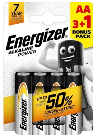 Батерии ENERGIZER Everyday LR6 AA 3+1