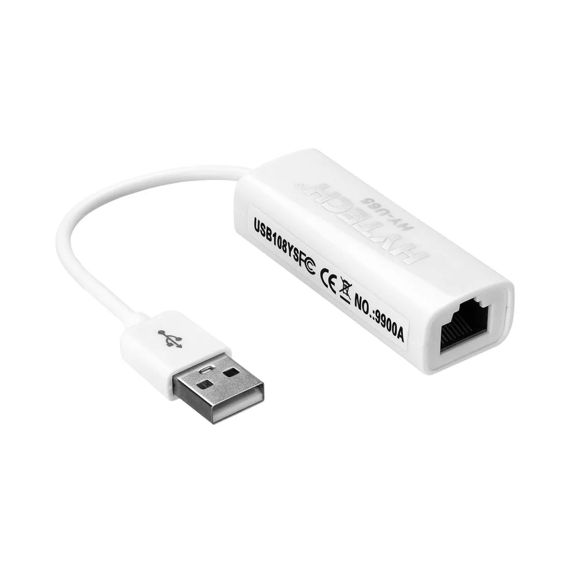 Адаптер ETHERNET NETWORK ADAPTER HY-U65 USB 2.0 to RJ45