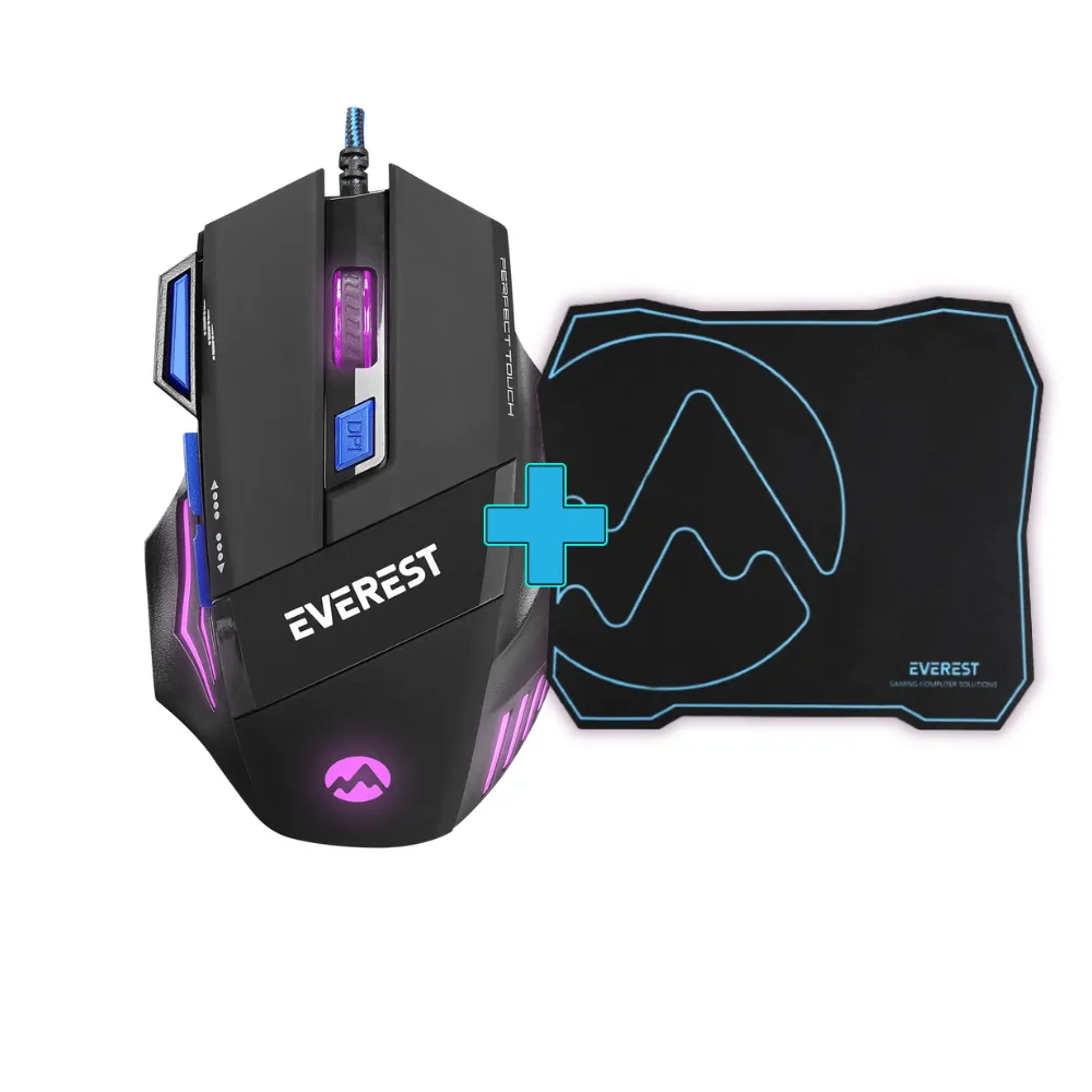 EVEREST SM-G23 X-SPEED Black/Silver 2in1 7200dpi