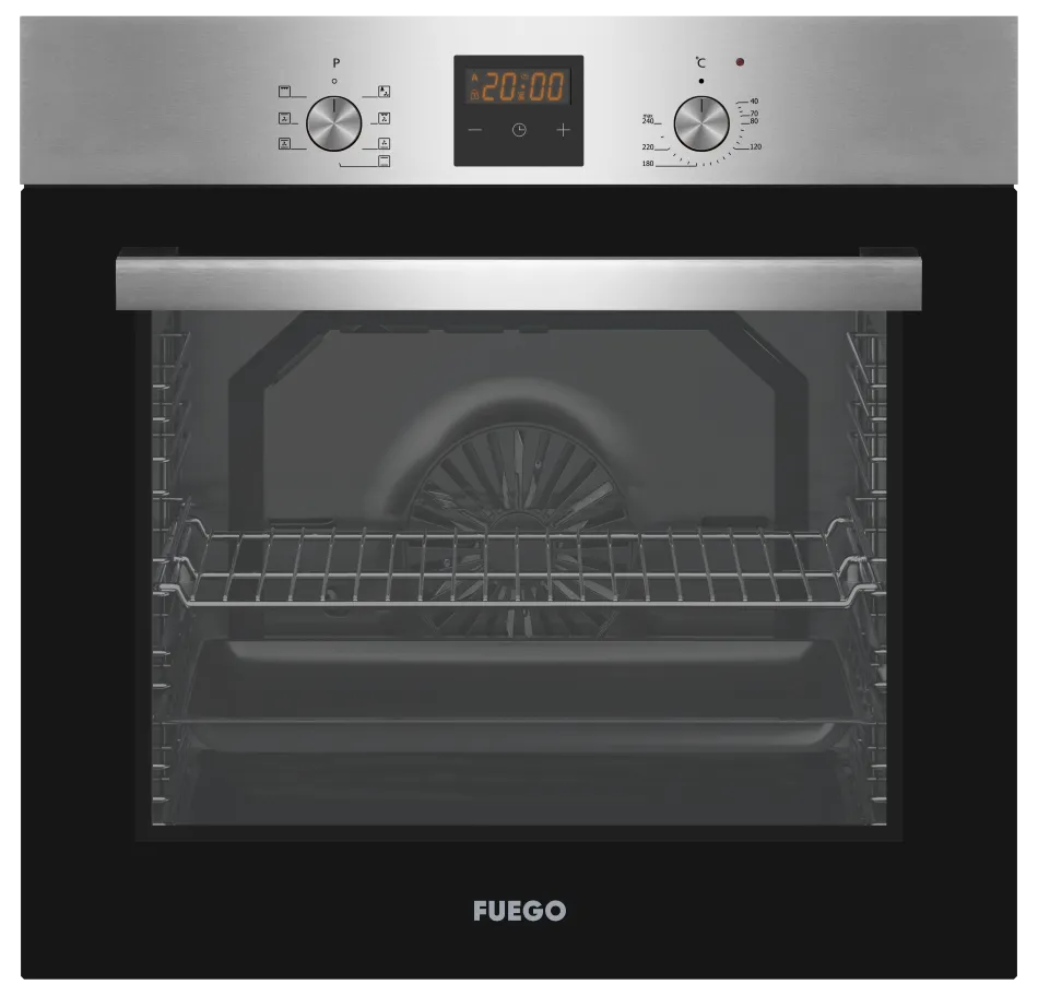 Фурна за вградување FUEGO COFGSMBI2080X, A, 80l
