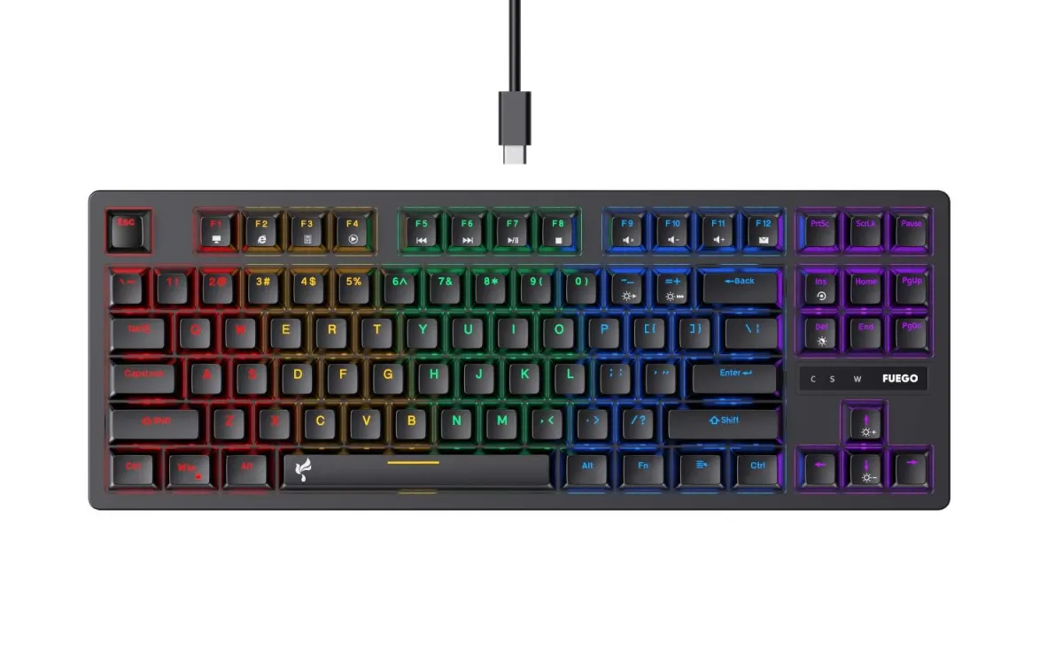 FUEGO GKB-892 Mechanical Blue Switches