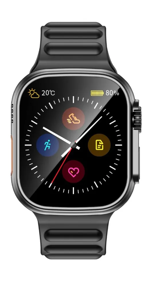 Смарт часовник FUEGO HKY16, 300mAh, 2.01"(240x296) TFT, Multi sport modes,128MB
