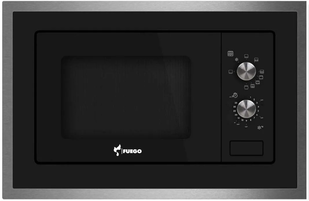 Вградна микробранова печка FUEGO MG 820 B3 BD, 800 W, 20L
