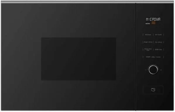 Вградна микробранова печка FUEGO TG820 BS6, 800 W, 20L