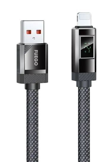 Fuego (Type A to Lightning) 1.2m (FG2L) Black